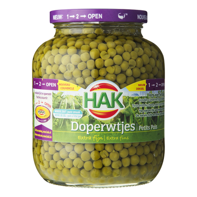 Hak Doperwtjes zeer fijn 1-2 open up