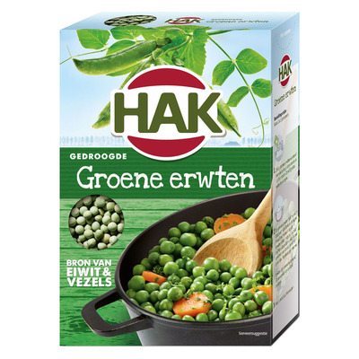 Hak Groene erwten gedroogd