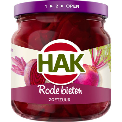 Hak Rode bieten schijven zoetzuur