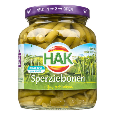 Hak Sperziebonen fijn gebroken
