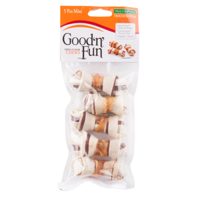 Healthy Hide Good 'n' fun kauwknoopjes rund/varken/kip