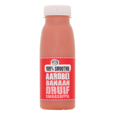 Fruity King 100% Smoothie Aardbei Banaan Druif Sinaasappel
