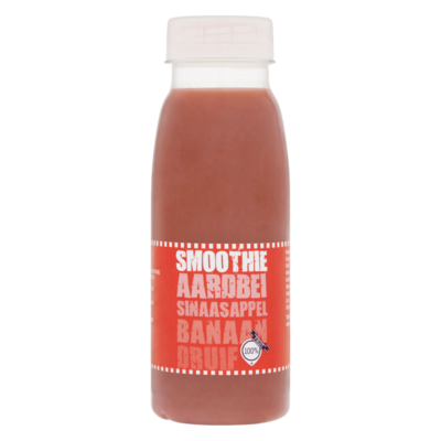 Fruity King 100% Smoothie Aardbei Banaan Druif Sinaasappel