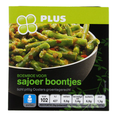 Huismerk Boemboe sajoer boontjes