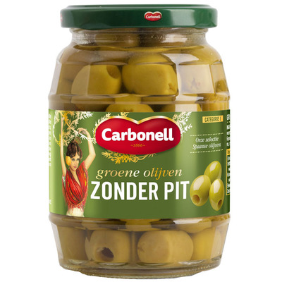 Carbonell Groene olijven zonder pit