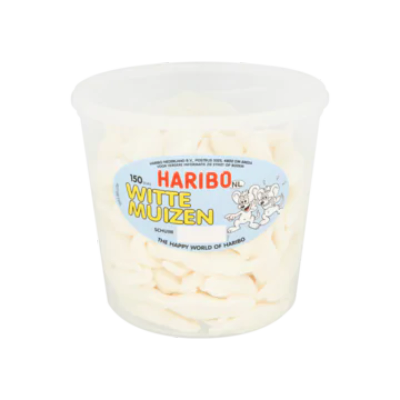 Haribo Witte Muizen Schuim 150 Stuks