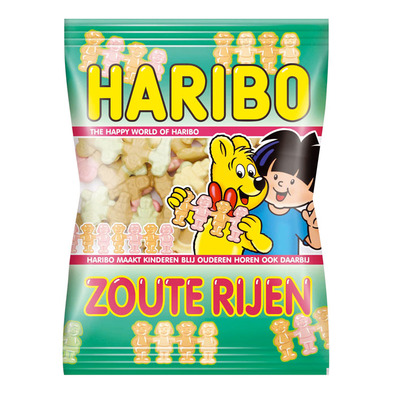 Haribo Zoute rijen