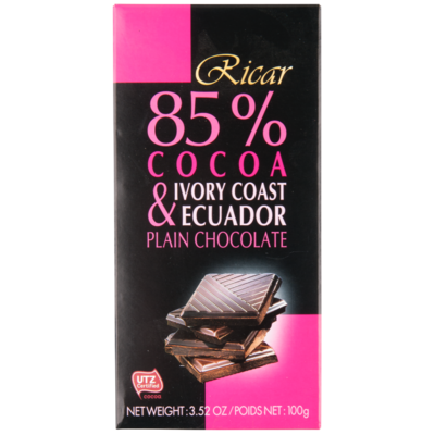 Ricar Chocolade 85% cacao