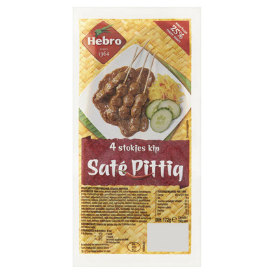 Hebro Saté ajam pittig
