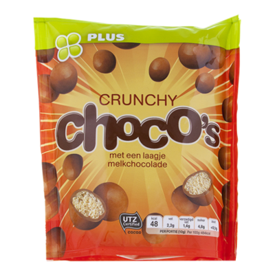 Huismerk Chocolade Choco's crunchy Fairtrade