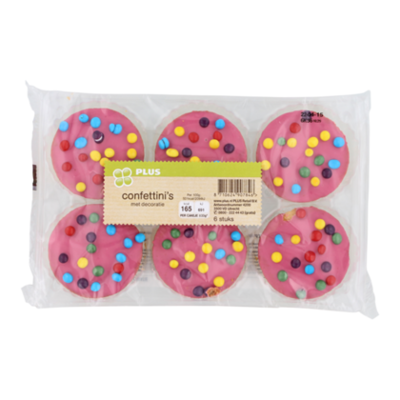 Huismerk Confettinis 6 stuks
