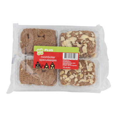 Huismerk Roomboter speculaasjes met amandel