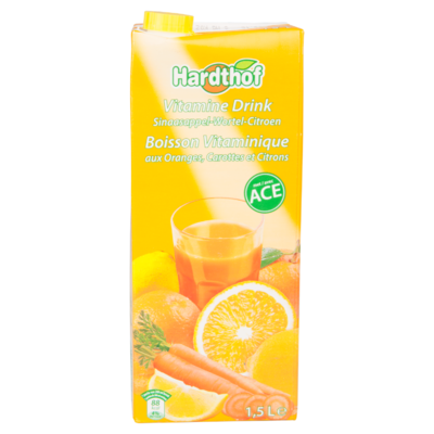 Hardthof Vitaminedrink sinasappel-wortel-citroen