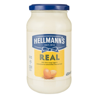 Hellmann's Saus pot real