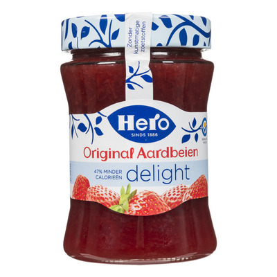 HERO MINDER ZOET AARDBEI 295GR