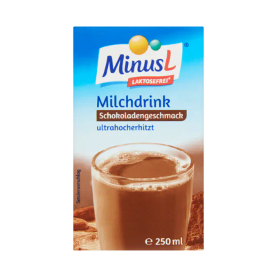 MinusL Lactosevrije Melkdrank Chocoladesmaak UHT