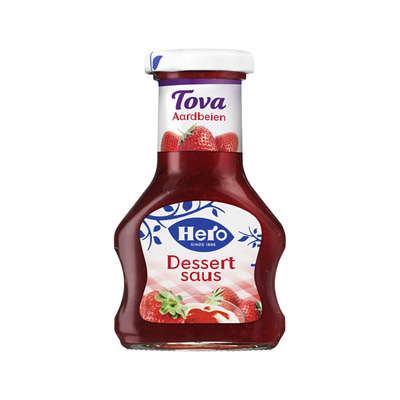 Hero Tova aardbeien dessertsaus