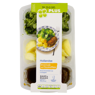 PLUS Broccoli kaassaus, boomstam & aardap.