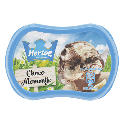 Hertog IJs chocolade momentje