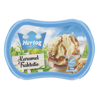 Hertog IJs karamel traktatie