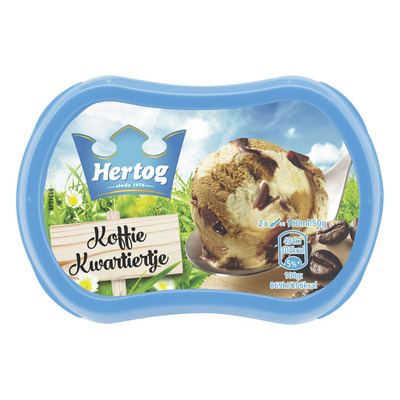 Hertog IJs koffie kwartiertje