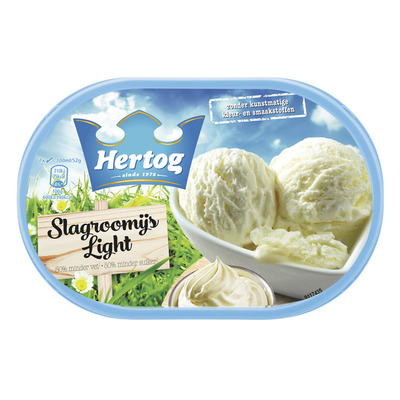 Hertog IJs slagroom light