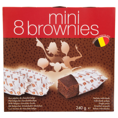Alysse Mini brownies 8 stuks