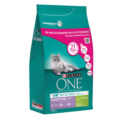 Purina ONE Purina bifensis sensitive kalkoen