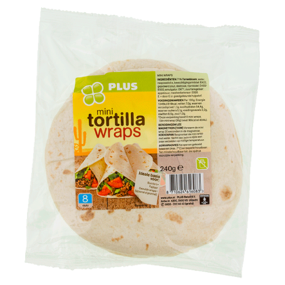 PLUS Mini tortilla Wraps