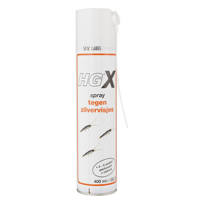 HG X spray tegen zilvervisjes