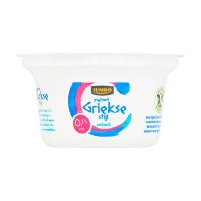 Huismerk Yoghurt Griekse Stijl Naturel 0,1% Vet