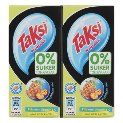 Taksi Tropisch fruit geen suiker toegevoegd
