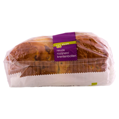 PLUS Reuze krentenbollen