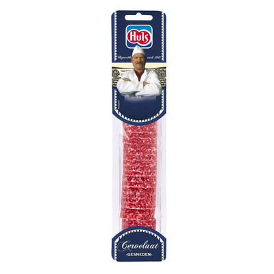 Huls Cervelaat gesneden