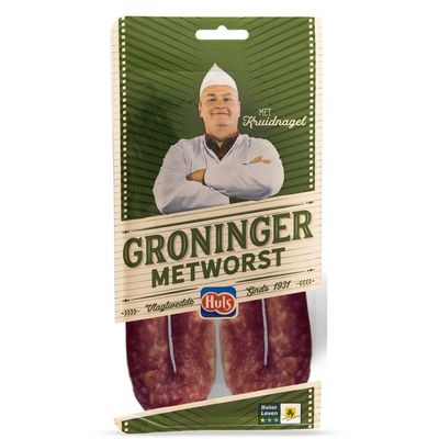 Huls Groninger metworst