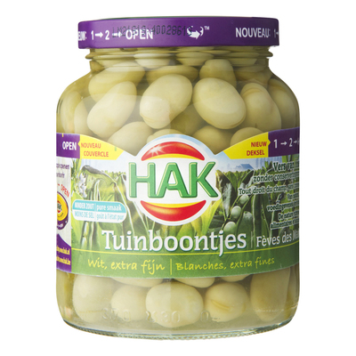 Hak Tuinboontjes wit extra fijn