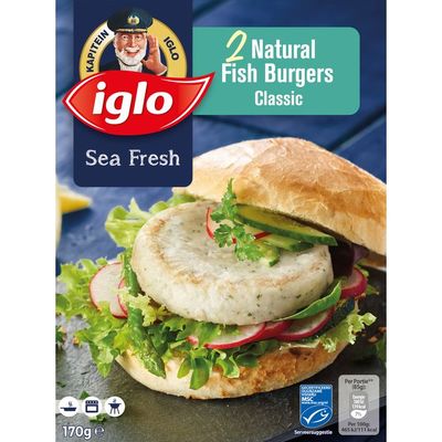 Iglo Natural fish burger classic