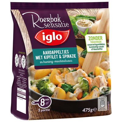 Iglo Roerbaksensatie kipfilet honing-mosterd