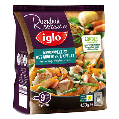 Iglo Roerbaksensatie kipfilet honing-mosterd
