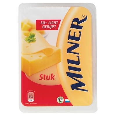 Milner kaas stuk licht gerijpt