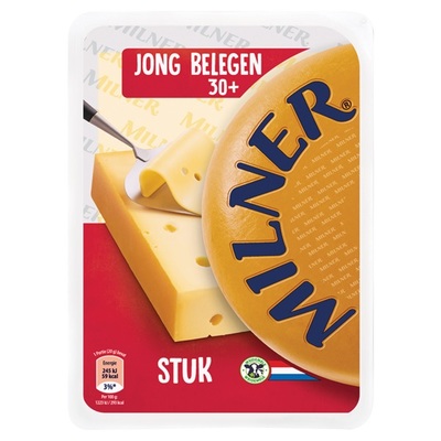 Milner kaas stuk licht gerijpt