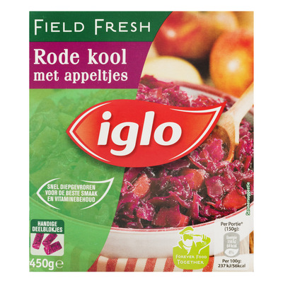 Iglo Rode kool met appeltjes