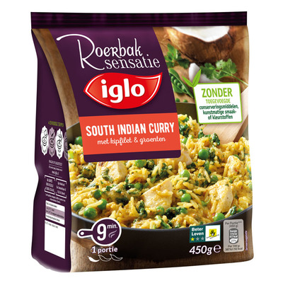 Iglo Roerbaksensatie South Indian curry