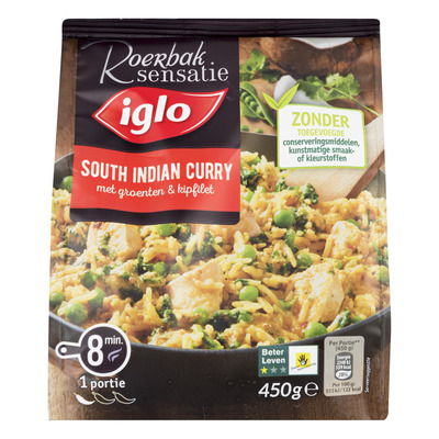 Iglo Roerbaksensatie South Indian curry