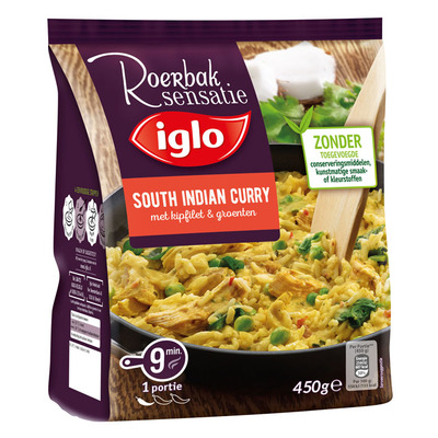Iglo Roerbaksensatie South Indian curry