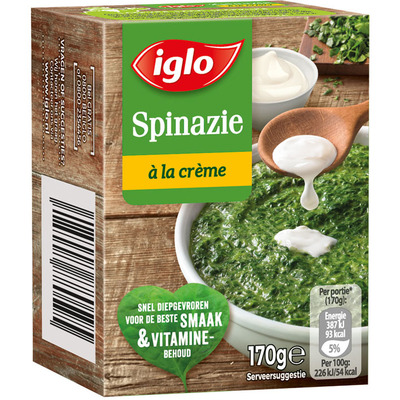 Iglo Spinazie à la crème