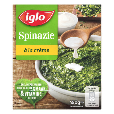 Iglo Spinazie à la crème deelblokjes