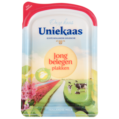 Uniekaas Goudse kaas jong belegen gesneden 48+
