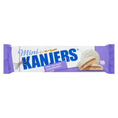 Kanjers Mini Chocolade Caramel Koekjes Wit