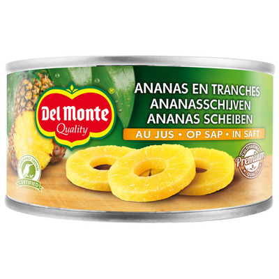 Del Monte Ananasschijven op sap